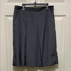 Jacob | Charcoal Gray | Mini/Midi | Pleated| A-Line | Skirt | Size M